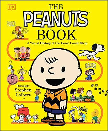 Yellow book cover featuring Charlie Brown and other Peanuts characters.