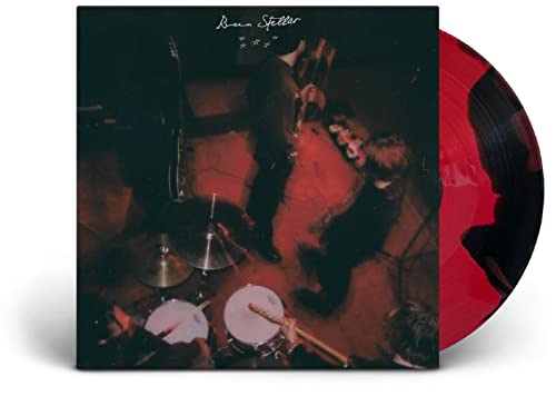 Been Stellar vinyl record with red translucent disc and band image.