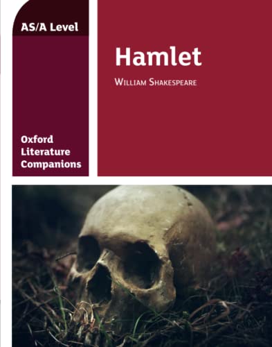 Book cover for Shakespeare’s Hamlet with a skull image.