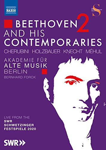DVD cover featuring a portrait of a man, text “Beethoven and His Contemporaries.”