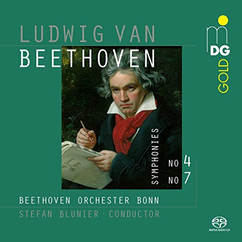 CD cover featuring a portrait of Ludwig van Beethoven and text details.