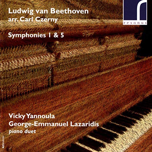 Beethoven / Yannoula / Lazarid - Beethoven: Symphonies 1 & 5 for Piano Duet [CD]