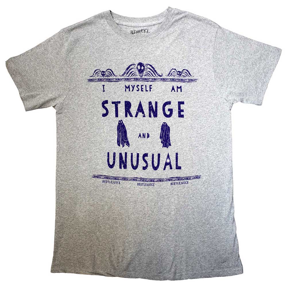 Beetlejuice t-shirt, small size, with a likely quirky, dark design.