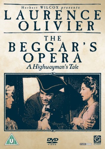 DVD cover for "The Beggar's Opera" featuring actors in period costume.