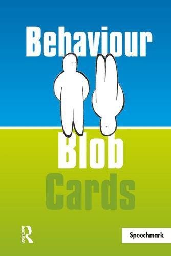 Book cover with white blob figures and blue and green background.