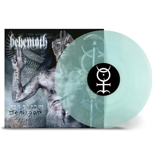 Behemoth "Demigod" vinyl record with a figure in ornate armor.