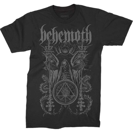 Black t-shirt with "Behemoth" and "Ceremonial" text, size XX-Large.