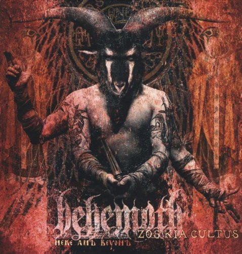 Behemoth album cover: demonic figure with horns, red and dark tones.