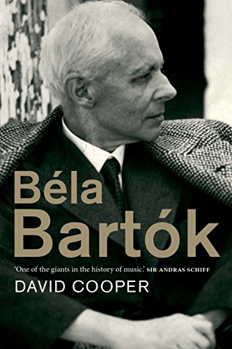Book cover featuring a black and white portrait of composer Béla Bartók.