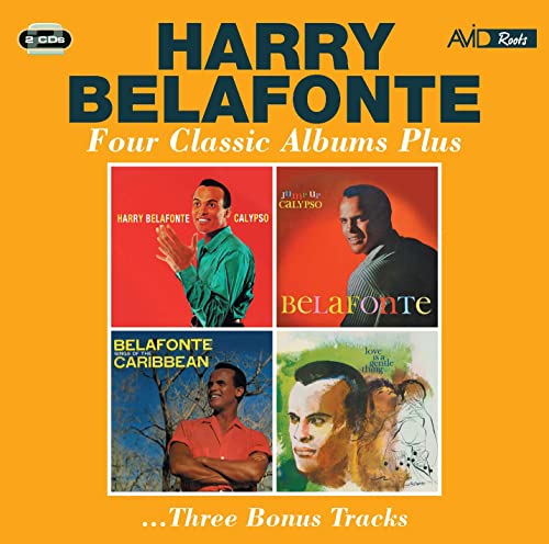 CD cover for Harry Belafonte's "Four Classic Albums Plus" compilation.