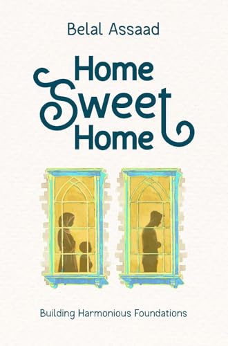 Book cover with title "Home Sweet Home" and illustration of two windows.