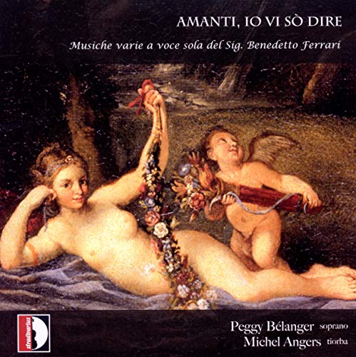 CD cover: Baroque painting of reclining woman and cherubs, titled "Amanti, io vi so dire".