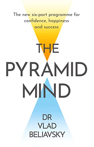 Book cover with a pyramid shape and bold title "The Pyramid Mind".