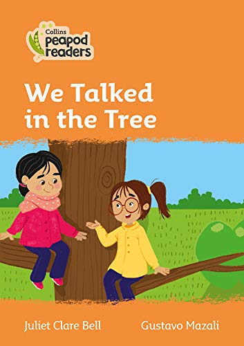 Book cover: two children talking on a tree branch.