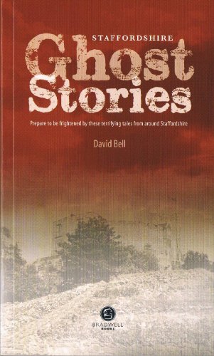 Book cover: "Staffordshire Ghost Stories" with a spooky, blurred landscape.