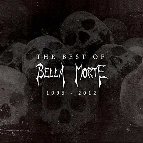 CD cover with a pile of skulls and gothic lettering.