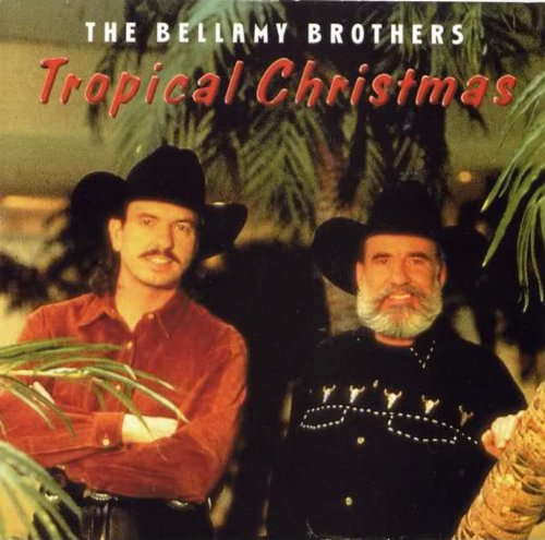 CD cover featuring two men in cowboy hats with tropical foliage.