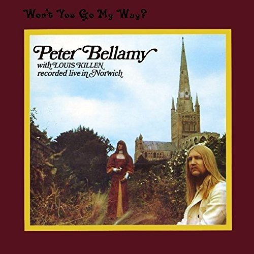A CD cover featuring a man and woman in a field with a church.