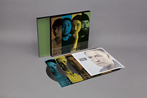 Belle and Sebastian vinyl box set with three individual records and a storage case.