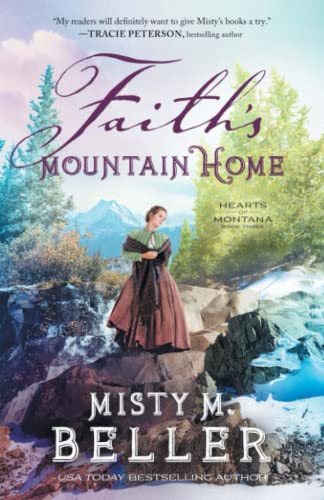 Book cover: woman in period dress before mountains and waterfall.