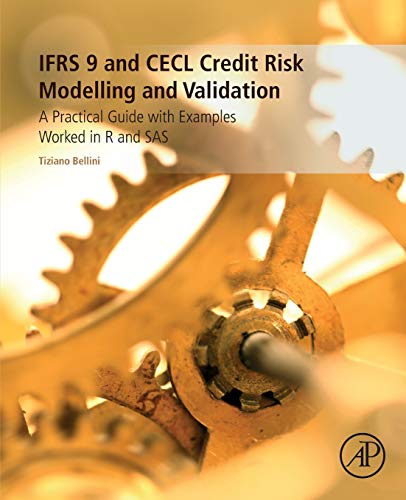 Book cover with gears, titled “IFRS 9 and CECL Credit Risk Modelling.”
