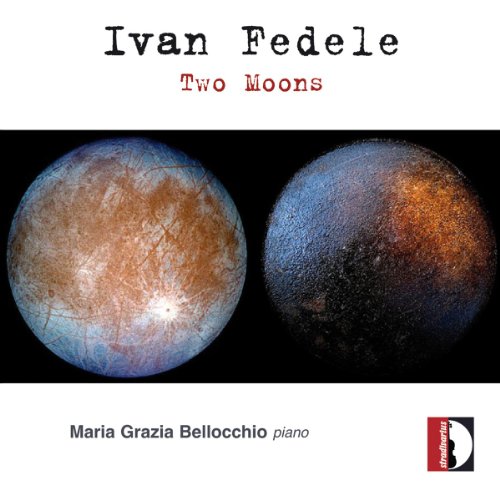 CD cover: Two moons with text "Ivan Fedele - Two Moons" and pianist's name.