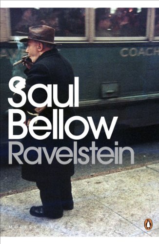 Book cover: "Ravelstein" by Saul Bellow, featuring a man with a hat.
