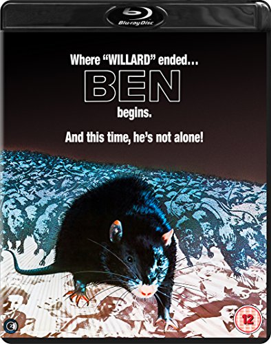 Blu-ray cover for "Ben" featuring a large rat against a dark background.