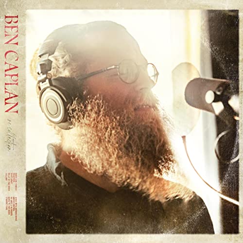 Ben Caplan album cover: bearded man with headphones at a microphone.