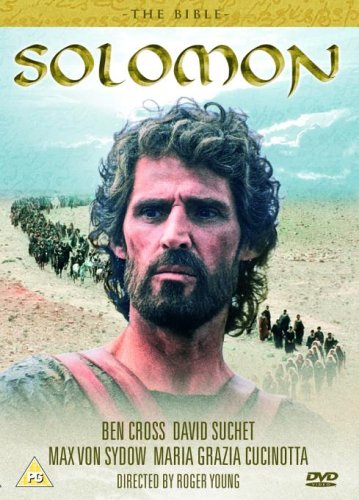 DVD cover featuring Ben Cross as Solomon, with a desert background.