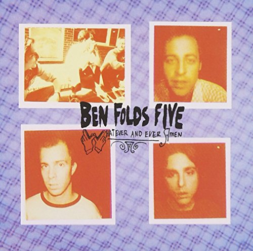 CD cover for Ben Folds Five’s “Whatever & Ever Amen” with four portraits.