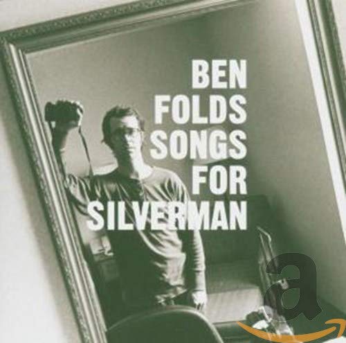 Black and white CD cover for Ben Folds' "Songs For Silverman.