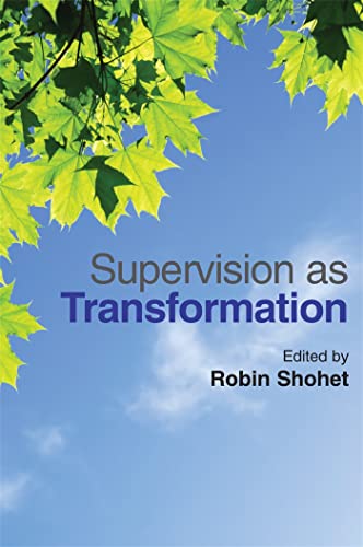 Book cover: "Supervision as Transformation" with maple leaves and blue sky.