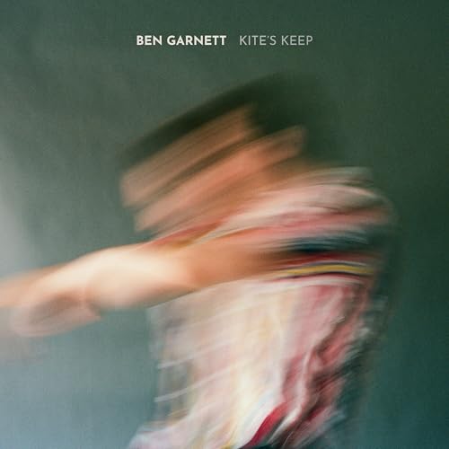 CD cover for Ben Garnett’s “Kite’s Keep” with blurred figure.