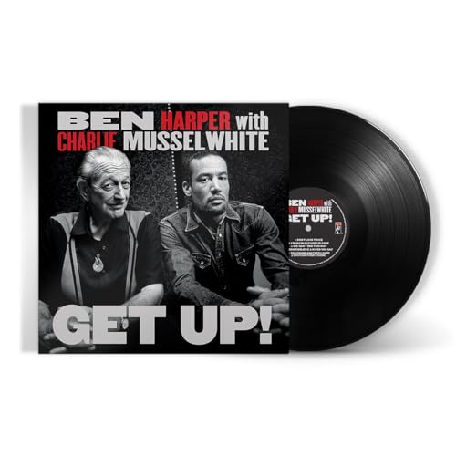 Vinyl record and album cover featuring Ben Harper and Charlie Musselwhite.