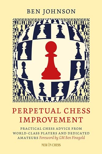 Book cover with a chess piece on a checkered globe design.