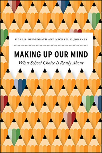 Book cover with colorful pencils and title "Making Up Our Mind.