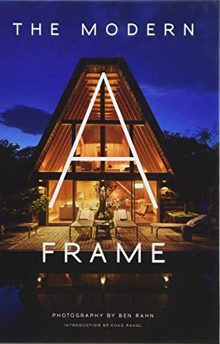 Book cover featuring a brightly lit, modern A-frame house at dusk.
