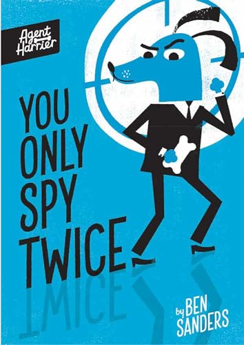 Blue book cover featuring a cartoon dog in a suit, styled as a spy.