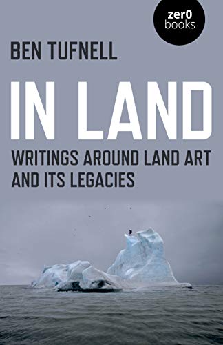 Book cover: "In Land" with an iceberg and distant figure.