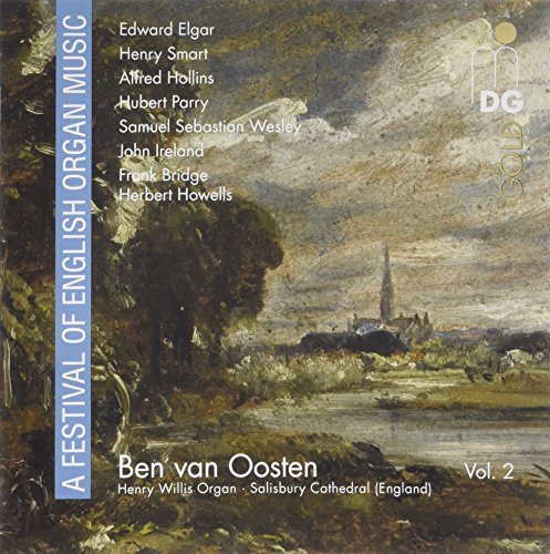 CD cover: landscape painting, text listing composers, "Ben van Oosten Vol. 2".