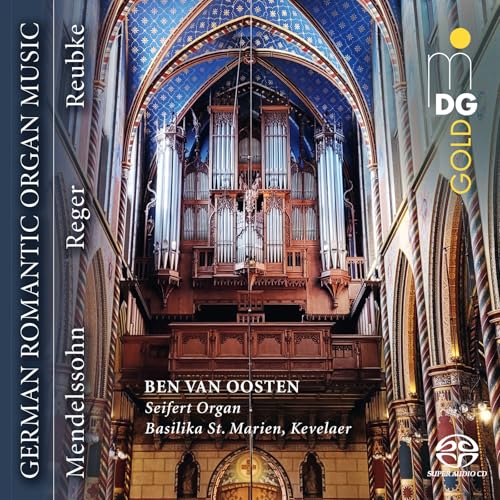 CD cover featuring a large pipe organ inside a Gothic church.