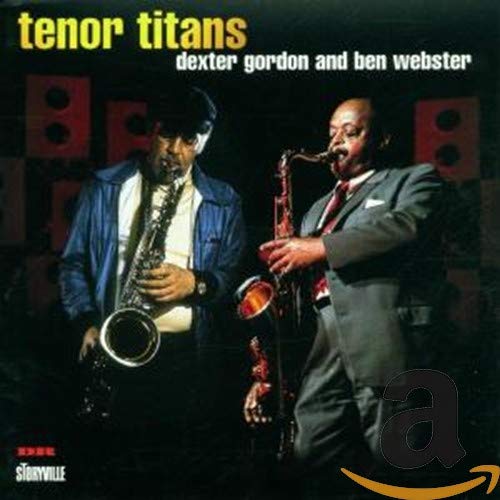 CD cover featuring jazz musicians Dexter Gordon and Ben Webster with saxophones.