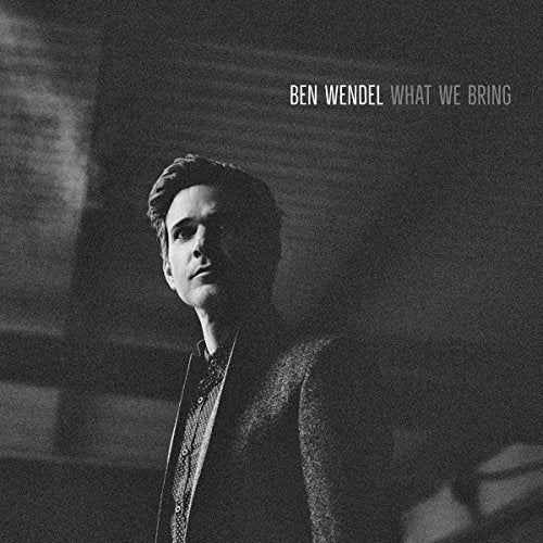 Black and white portrait of Ben Wendel, album cover for "What We Bring.