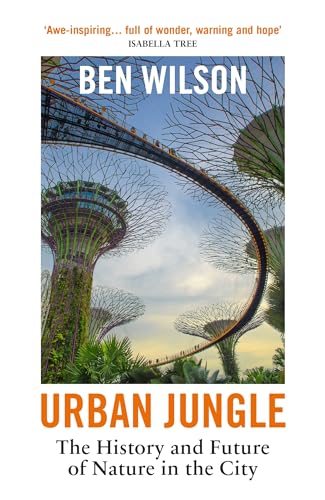Book cover featuring futuristic, tree-like structures with elevated walkways.