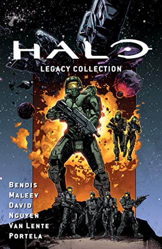 Cover of "Halo: Legacy Collection" comic book featuring armored soldiers.
