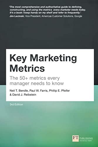Book cover: "Key Marketing Metrics," 3rd edition, Financial Times Series.