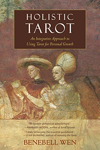 Book cover for "Holistic Tarot" featuring Renaissance-style figures.