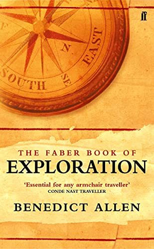 Book cover: "The Faber Book of Exploration" with a compass image.