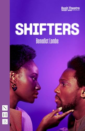 “Shifters” play poster featuring two Black people facing each other.